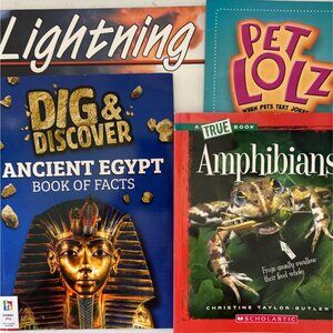 Set Of‎ 4 Books: Teaching History Science Art and Fun School Teach Student